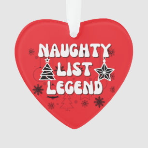 Naughty-Liste Ornament
