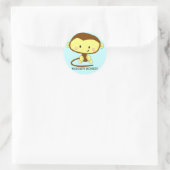 Naughty Monkey, Stickers (Tasche)