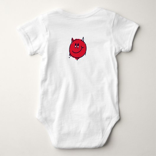 Naughty Monster Baby Strampler (Rückseite)