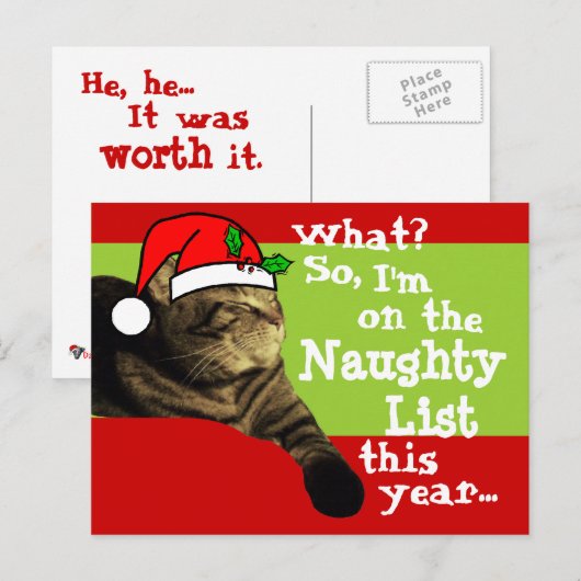 Naughty Mr. Rogers Postkarte (Vorne/Hinten)