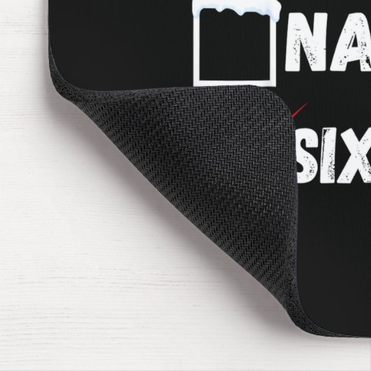 Naughty Nice 67 Christmas Checklist Fun Six Seven  Mousepad (Ecke)