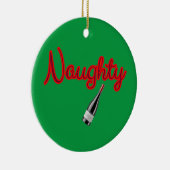 Naughty Nice Christmas Tree Ornament (Rechts)