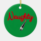 Naughty Nice Christmas Tree Ornament (Vorne)
