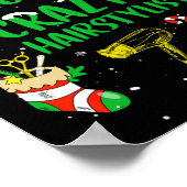 Naughty Nice Crazy Friseursalon Friseur Funny X Poster (Ecke)