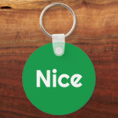 Naughty Nice doppelseitig Schlüsselanhänger (Rückseite)