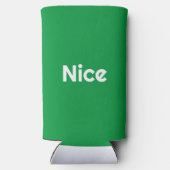 Naughty Nice doppelseitig Selters Dosenkühler (Rückseite)