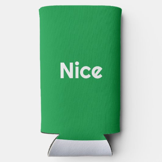 Naughty Nice doppelseitig Selters Dosenkühler (Rückseite)