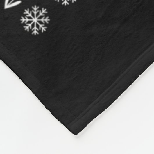 Naughty Nice ein Versuch gemacht wurde - Weihnacht Fleecedecke (Ecke)