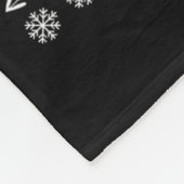 Naughty Nice ein Versuch gemacht wurde - Weihnacht Fleecedecke (Ecke)