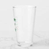 Naughty, Nice, ich habe versucht - Funny Christmas Glas (Links)