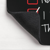 Naughty Nice Ich plädiere für die fünfte lustige U Mousepad (Ecke)