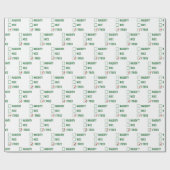 Naughty, Nice, ich versuchte - Funny Christmas Geschenkpapier (Flach)