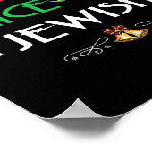 Naughty Nice Jüdische Gruppe Matching Weihnachtsge Poster (Ecke)