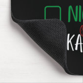 Naughty Nice Karen Weihnachtslustige Weihnachtslis Mousepad (Ecke)