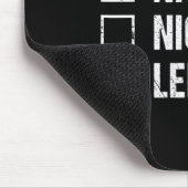 Naughty Nice Libanon Weihnachtsgeschenk Mousepad (Ecke)