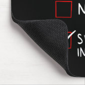 Naughty Nice List Sweet Innocent Xmas Männer Fraue Mousepad (Ecke)