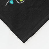 Naughty Nice List wurde Links unbeaufsichtigt Männ Fleecedecke (Ecke)