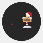 Naughty Nice My Blood Sugar Was Low Diabetes Aware Runder Aufkleber (Vorderseite)