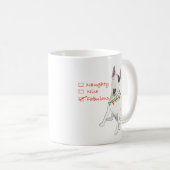 Naughty, Nice oder fabelhafte Rex-Tasse Kaffeetasse (VorderseiteRechts)