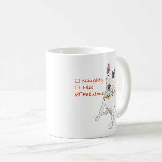 Naughty, Nice oder fabelhafte Rex-Tasse Kaffeetasse (VorderseiteRechts)