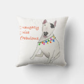 Naughty, Nice oder fabelhaftes Rex-Kissen Kissen (Rückseite)