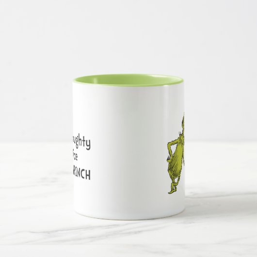 Naughty, Nice oder Grinch Tasse (Zentrum)