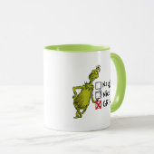 Naughty, Nice oder Grinch Tasse (VorderseiteRechts)