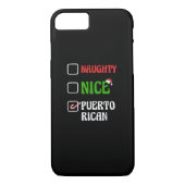 Naughty Nice Puertorican Santa Holiday Sweet Case-Mate iPhone Hülle (Rückseite)