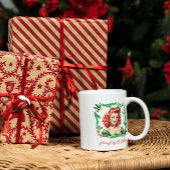 Naughty & Nice Retro Christmas Pinup Kaffeetasse