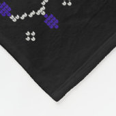 Naughty Nice Six Seven Kids Ugly Christmas Sweater Fleecedecke (Ecke)