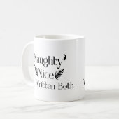 Naughty & Nice Writer Kaffeetasse (Vorderseite Links)