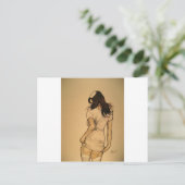 Naughty Nurse Postkarte (Stehend Vorderseite)