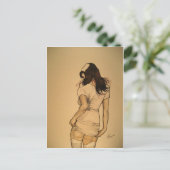 Naughty Nurse Postkarte (Stehend Vorderseite)