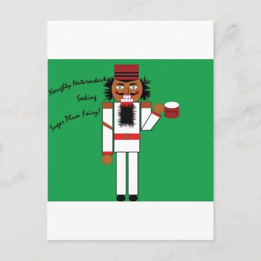 Naughty Nutcracker Postkarte (Vorderseite)