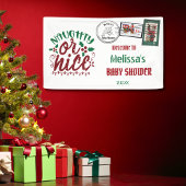 Naughty oder netter Brief des Weihnachtsmanns Empf Banner