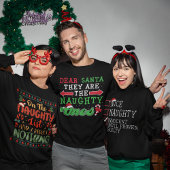 Naughty oder Nice Christmas Hoodie