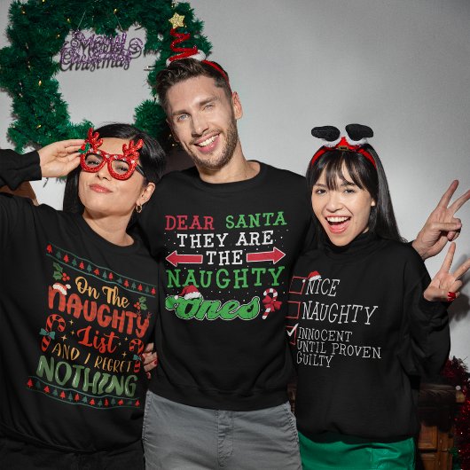 Naughty oder Nice Christmas Hoodie