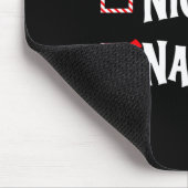 Naughty oder Nice Christmas List Couple Naughty Mousepad (Ecke)
