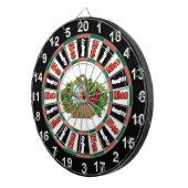 Naughty oder Nice Dart Board Dartscheibe (Vorderseite rechts)