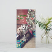 Naughty oder Nice Feiertagskarte (Stehend Vorderseite)