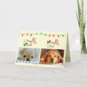 Naughty oder Nice Feiertagskarte (Vorderseite)