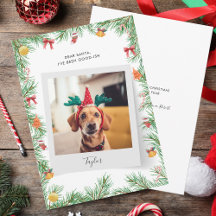 Naughty oder Nice Funny Pet Hund Custom Weihnachte
