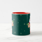 Naughty oder Nice Funny Weihnachtsgeschenk Tasse (Mittel)