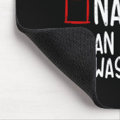 Naughty oder Nice Funny wurde ein Versuch gemacht Mousepad (Ecke)