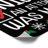 Naughty oder Nice Funny wurde ein Versuch gemacht  Poster (Ecke)