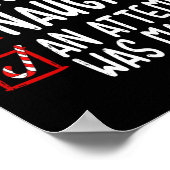 Naughty oder Nice Funny wurde ein Versuch gemacht  Poster (Ecke)