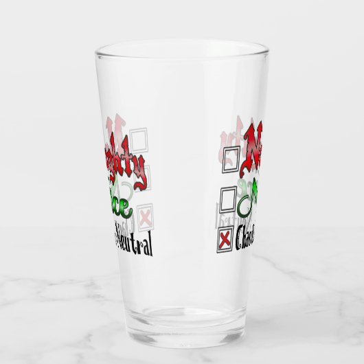 Naughty oder Nice Gamer Edition Glas (Links)