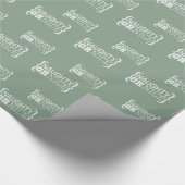 Naughty oder Nice Geschenkpapier (Ecke)