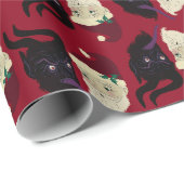 Naughty oder Nice Geschenkpapier (Rolleneckpunkt)