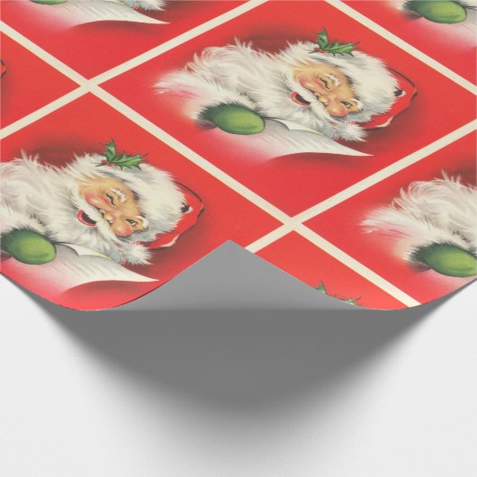 Naughty oder Nice Geschenkpapier (Ecke)